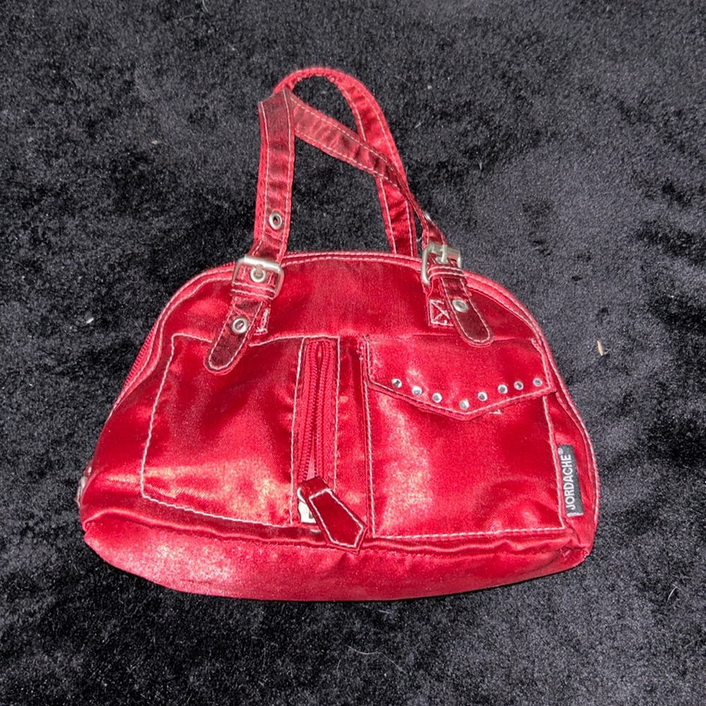 Red mini Jordache hand bag